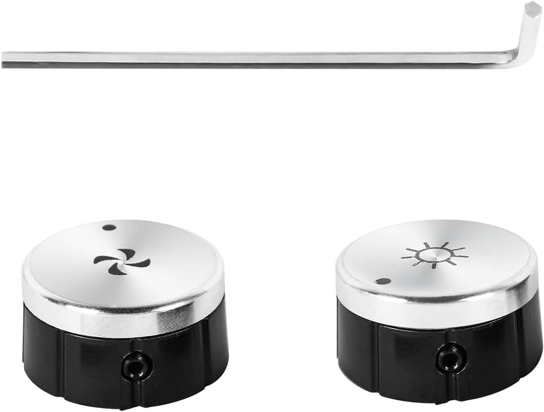 SV08355 Blower and Light Knobs Replacement for Range Hood E64 E60,ReplaceV08355, 1932986, AP4980185