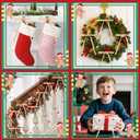 24 Pcs Velvet Christmas Tree Bows,Rustic Crafts Gift Velvet Ribbon Bows Twist Tie Bows for Xmas Wreaths Garland Gift Wrapping Wedding Decor (3/8'' Wide, 5 * 7 inch) (Camel, Medium)