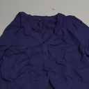 LEEDYA Women's Long Sleeve Cardigans Open Front Knit Cropped Sweaters Fall V Neck Button Down Jacket Tops Size Small