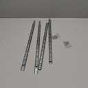 4pcs Ball Bearing Drawer Slides 16 Inch / 406mm, 2 Fold Metal Drawer Tracks, Two Way Slide Track Rail Glides with Mounting Screws - 0.67 Inch Wide