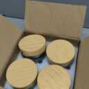 NETANY 4-pack 16oz Glass jars with Airtight Lids, Overnight Oats Containers with Bamboo Lids, Wide mouth Mason Salad jars, Glass Food Storage Containers for Snacks Yogurt Spice Sugar