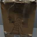 évolur Zoodle 2-in-1 High Chair for Baby & Toddler – Convertible High Chair to Toddler Chair, Padded Seat, 5-Point Safety Harness, Dual Dishwasher-Safe Trays, Solid Beechwood Legs – Black