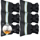 Faucet Cover for Winter Freeze Protection,Spigot Cover with Reflective Strips,Outside Faucet Cover for Cold Weather,Velcro Thickened Anti-Freeze Outdoor Faucet Socks,Reusable Hose Bib Covers (6PCS)