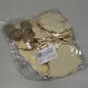 60-Pcs 4" Unfinished Thanksgiving Wooden Cutouts Ornaments for Thanksgiving Fall Party DIY Hanging Crafts Decorations (10cm, 6 Shapes, 10 Pcs/Shape)