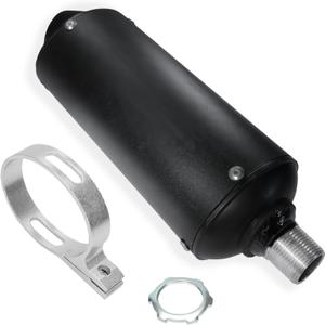 JMCHstore Performance Exhaust Muffler Silencer for Predator 212 196cc GX160 420cc 301cc GX390 98cc 6.5hp, Coleman CT200U BT200X KT196 CT100U Baja Massimo MB200 Go Kart Engine Mini Bike Parts (Black)