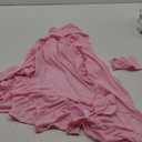 LUCKYGAL Girls Swim Cover Up Kids Swimsuit Coverup Pink Long Sleeve Zip-Up Beach Pool Clothes, Size 6