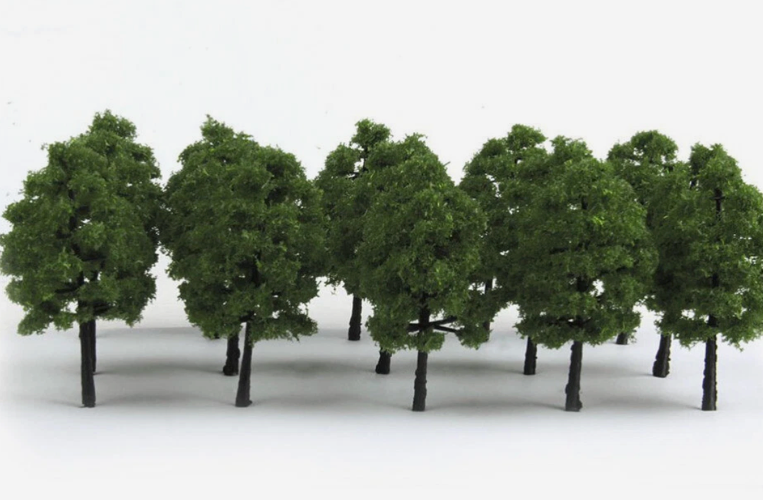 20pcs Miniature Trees Model Tree Creative Model Tree Landscape Tree for Sand