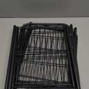 KEETDY 3-Tier Long Shoe Rack for Closet Metal Shoe Organizer for Entryway, Wide Stackable Shoe Storage Shelf with Sturdy Wire Grid for Closet Floor, Bedroom, Black (11.4x43x24.4)