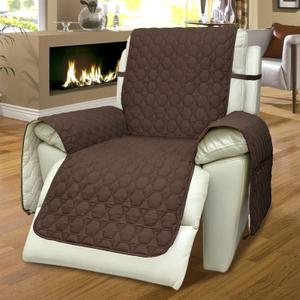 RBSC Home 38 Inch Recliner Chair Cover 100% Waterproof Slipcovers Anti-Slip Small Recliner Slipcovers for Pets Baby Dogs Cats Washable Protector (38" Brown)