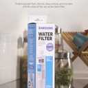 SAMSUNG Genuine Filter for Refrigerator Water and Ice, Carbon Block Filtration for Clean, Clear Drinking Water, 6-Month Life, HAF-CIN/EXP, 1 Pack