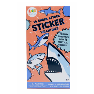 Lolli & Pip Card Sharks Sticker 16 pt, 4 Pack