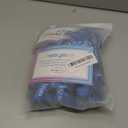 TARACANA 100 Pack Blue Glitter VIP Party Wristbands with Secure Locking Clip. Must Have Adjustable Sparkle VIP Wrist Bands for Events, Parties, Weddings and Festivals