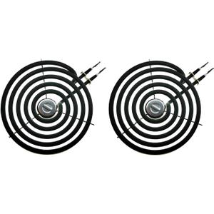 Stove Burner 234710(WB30M1) 6 Electric Stove Top Burner For GE Hotpoint RCA Range Stove by TOP-HEATER,Match WB30M2 Electric Burner,5-Turn Electric Range Burner Element,2Pack
