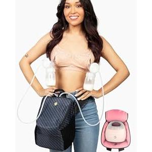 Pump-A-Porter Portable Breast Pump Bag | Belt Bag | Turns Electric Pump into Hands-Free Wearable Breast Pump | Fits Spectra S1, S2, Synergy Gold, Motif Luna, Ameda Pearl, Unimom Opera