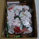 Max Fun 302PCS Christmas Crafts Tree Foam Shapes Stickers Set Craft Kits, Xmas Tree Hat Snowman Christmas Decorations for Kids Crafts Party Favors Supplies