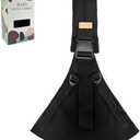 Baby Sling Carrier 2025 Baby Carrier Newborn to Toddler Sling Lightweight Baby Carrier Sling with Adjustable Straps Toddler Carrier Baby Wrap Sling for 10-30 lbs(Black)