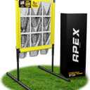 Apex Sports 9 Hole Pitching Target with Adjustable Strike Zone (18” x 23”) – Baseball Pitching Accuracy Trainer for Youth, Teens & Adults