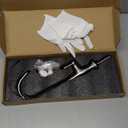 Sink Drinking Water Faucet, Sink Water Filter System, Suitable for Most Reverse Osmosis or Water Filtration Systems, Stainless Steel Reverse Osmosis Faucet for Kitchen Bar, Brushed Nickel (Small Bend, Matte Silver)