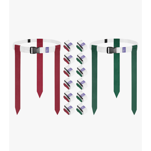 Flag Football Belts, 14 Player White Flag Football Set with 42 Flags for Adult Youth Kids Training