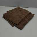 Allorry 18x18 Set of 2 Decorative Throw Pillow Covers Soft Cozy Cocoa Brown Chenille Pillow Covers Neutral Textured Solid Cushion Covers for Modern Farmhouse Sofa Bedroom Living Room Decor SY014-B18