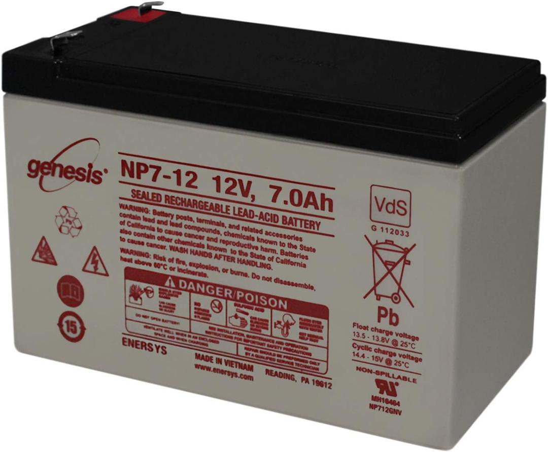 EnerSys Genesis NP7-12 12V 7Ah Sealed Lead Acid Battery