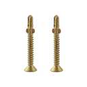 #10 x 1-5/8" Reamer Tek Torx/Star Head Self-Drilling Wood to Metal Screws - Tek Screws for Flatbeds, Trailers, or for Fastening Wood to Steel - T-25 Torx Screw Head (Count Undetermined)