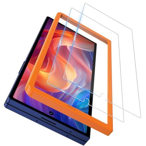 YWXTW Anti-Reflective Front Screen Protector for Samsung Galaxy Z Fold 7, Military-Grade Tempered Glass Film with Alignment Frame, Bubble Free High Touch Sensitivity - Clear 2 pack