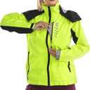Lo.gas Rain Jacket Women Cycling Windbreaker Lightweight Running Bike Jackets Hooded Waterproof Hiking Coats With Pockets Grey S