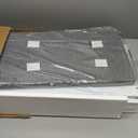 DINZI LVJ Shoe Storage Bench with Cushion, Cubby Shoe Rack with 9 Cubbies, Adjustable Shelves, Multifunctional Shoe Organizer Bench for Entryway, Mudroom, Hallway, Closet and Garage, White