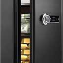 Tenamic Deluxe Biometric Fingerprint Safe Box Smart Touch Screen Fireproof Safe for Home Office Hotel 5.1 Cubic Feet