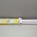 Cordless Light Filtering Mini Blind, 27 x 64 in, Pearl White