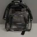 JanSport Mini Pack - Lightweight 10L Backpack with Adjustable Straps and Front Zipper Pocket - Perfect for Travel, Concerts, & Everyday Use, Clear