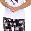 RICK AND MORTY Pajamas Set, 2 Piece Pjs for Men, Rick Morty Shirt and Pant Pj Gift Box Set for Adults (Large, On the Grid)