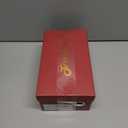 JOY IN LOVE Women's 2.5 Inch Kitten Heels Low Heel Square Open Toe Strappy Sandals (Black) 6