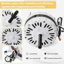 Hiorucet 97009317 S970097317 Attic Fan Motor Replacement for 69317, 99080267, F0516B2516, F0516B2514, 99080239, A0516B2019, A0510B2221, A0516B2158, Broan 341, 344, 345, 348, 355, 358 Series