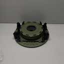 LED Camping Table Set with Stools, 300lbs Capacity Adjustable Height Folding Table & Chairs, All-in-One Compact Design for Outdoor, Camping, Picnic, Tailgating (Green)