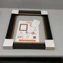 12x16 Frame for Vintage Canvas Oil Paintings, Black and Gold Wood Ornate Frame for Pictures Art Lover Memorial Housewarming Birthday Wedding Grandparents Teacher Gift No Cover & Back