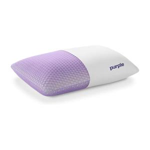 Purple Harmony Pillow Standard Size, Tall Height, Medium Feel–Talalay Latex Foam Cooling Pillow for Combo or Side Sleepers, 360º Hex GelFlex Grid for No-Pressure Support and Luxurious Weightless Feel