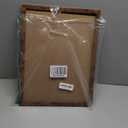 12x16 Frame Deep Brown with 10x14 Mat, for 30 x 40cm Diamond Art Painting, Display Picture 10 x 14 with Mat or 12 x 16 without Mat, Wood Large 12x16 Picture Frame for Wall Hanging, Deep Brown, 1 Pack