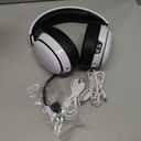 Gtheos 2.4GHz Wireless Gaming Headset for PS5, PS4 Fortnite & Call of Duty/FPS Gamers, PC, Nintendo Switch, Bluetooth 5.3 Gaming Headphones with Noise Canceling Mic, Stereo Sound, 40+Hr Battery -White