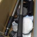 Leebein Electric Spin Scrubber, Cordless Cleaning Brush for Bathroom Shower Tub, IPX7 Waterproof Power Scrubber with 7 Brush Heads, Extendable Long Handle and 2 Speeds Scrubber for Bathtub Floor (Black)