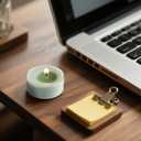 Mint Breeze Scented Tea Lights Candles  Bright Green  6 Hour Burn  100% Palm Wax  Scented Tealight Candles for Mornings Office Refresh, Outdoor Use  48 Pack Scent Votive Candle