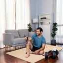 Gogokiwi Large Yoga Mat (6'x4') 1/4" & 1/2" Thick Exercise Mats for Home Workout, Extra Wide Workout Mats for Home Gym, Yoga, Pilates, Stretching, Floor & More