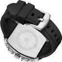 OLEVS Mens Watches Stylish Chronograph Waterproof Luminous Silicon Strap Multifunction Watches for Men Business White Men Wrist Watch