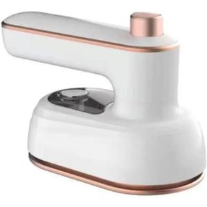 Mini Iron for Clothes, Portable Handheld Steam Iron - 360 Ironing Machine for Dry and Wet Ironing - Home and Travel (White)