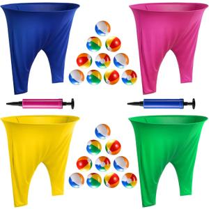 Granny Pants Yard Game Sets,4PCS Granny Pants Family Party Outdoor Games with Bouncy Balls for Adults and Kids,The Family Reunion Ultimate Backyard Party Games
