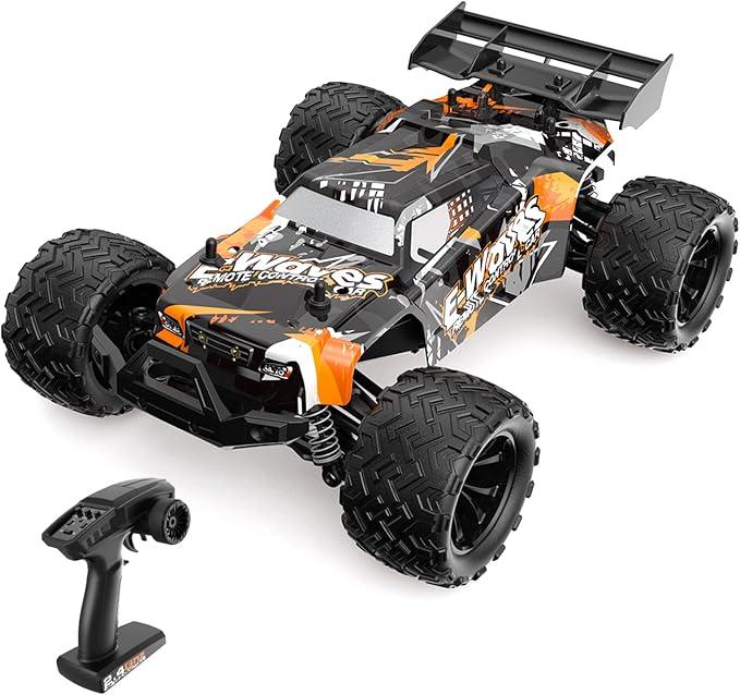 Joleritc Remote Control Car 1/14 2.4GHz 45km/h All Terrain Off Road Trucks 4WD Brushless Motor Climbing Car s Full Scale for Kids Adults