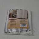 Seasonwood Grey and White Shower Curtain with Tassels Modern Farmhouse Shower Curtains for Bathroom Decor 72Lx72W Machine Washable Fabric Bath Curtain