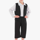 fun shack Victorian Boy Costume, Kids Historical Outfit, Boys Period Attire, Victorian Style Dress-Up, L