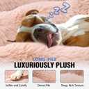XL Hard Bottom Plush Furry Fuzzy Dog Seat Cover for Crew Cab Truck